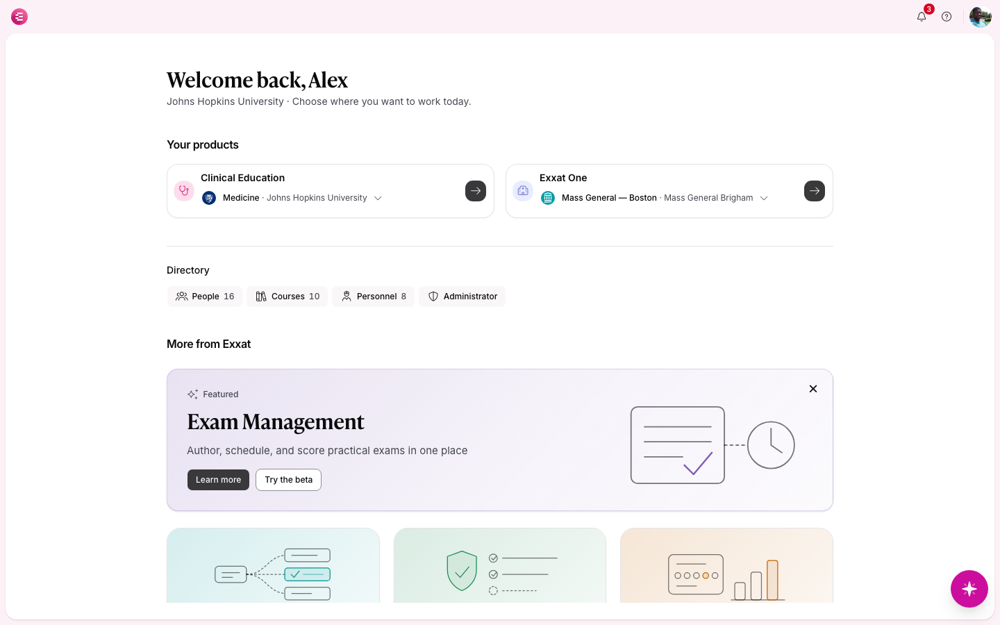 Product home Storefront layout (light mode)